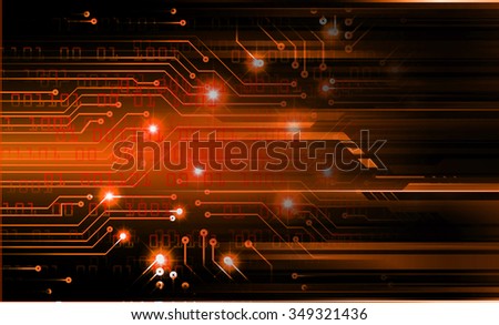 dark orange color Light Abstract Technology background for computer graphic website internet and business. circuit. illustration. digital. infographics. binary code background. www. pixel eye