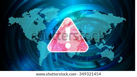Dark blue color Light Abstract Technology background for computer graphic website internet and business. circuit. illustration. infographics. motion move blur.neon. pixel. World Map, Global