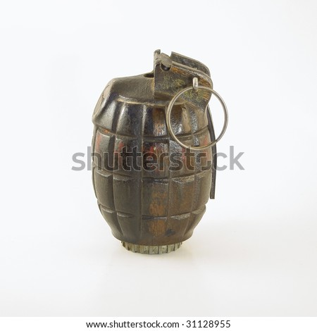 World War Two era British hand grenade known as a \