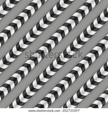 Moving Stripes, Optical Illusion, Seamless Pattern. Some motion and waving appear.