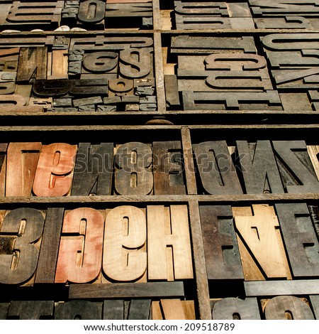 old woodtypes, square format