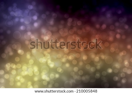 colorful abstract background withbokeh glitter lights and dark borders