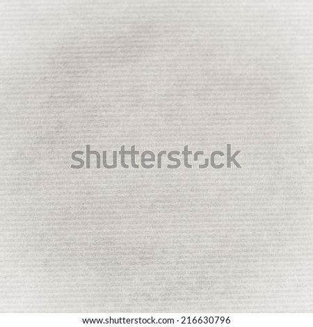 white kraft paper texture or background, square format