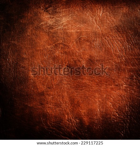 dark leather texture or background, square format