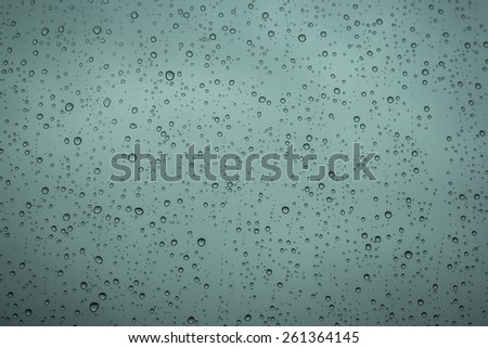 rain droplets in a window glass