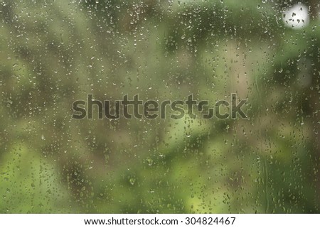 rain droplets in a window