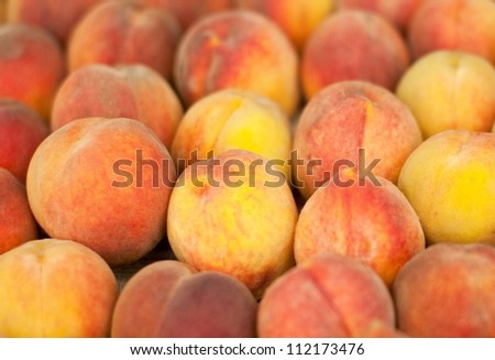 Tasty fresh peach background