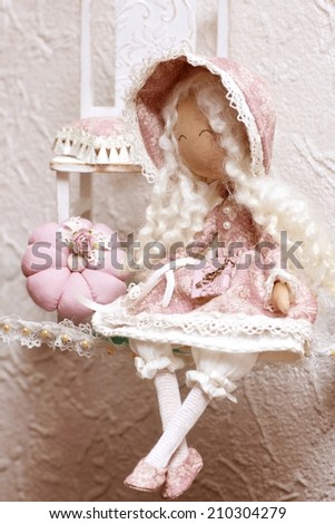 Handmade vintage doll