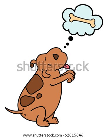 pictures of cartoon dog bones. of cartoon dog dream about