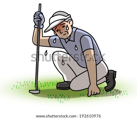Heat stroke attention of golf in