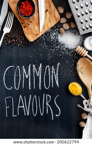 Common Flavors Chalkboard