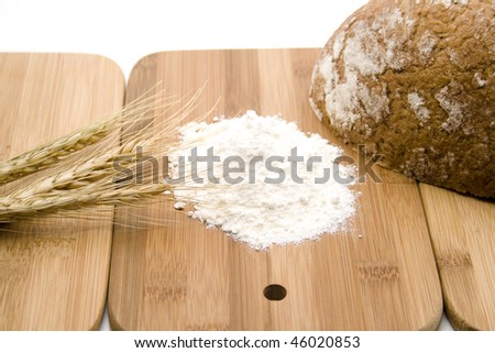 Flour, grain with bread