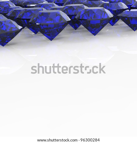 Jewelry background with round gemstone