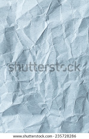 Blue drawing paper with natural cotton cellulose (crumpled)