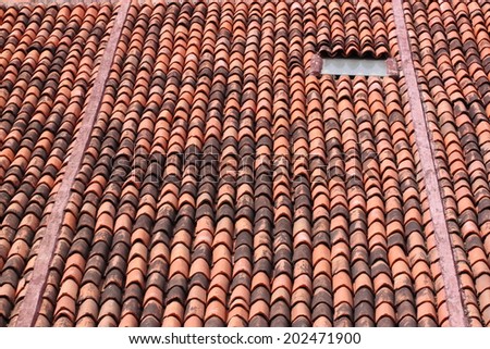 Roofing tile at Galle, Sri Lanka/Roofing tile