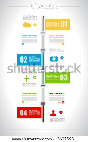 Infographic design template with paper tags Ideal to display information ranking and statistics with orginal and modern style Infographic design template with paper tags Ideal to display information ranking and statistics with orginal and modern style