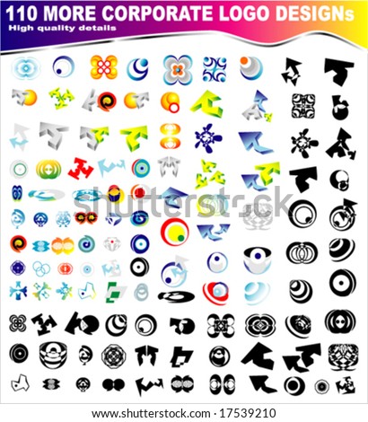 Corporate Logo Design on Vector 100 More Corporate Logo Designs   17539210   Shutterstock
