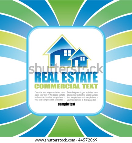 free real estate flyers. stock vector : Abstract Real