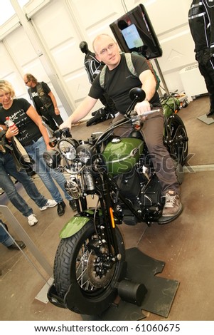 FAAKER SEE, AUSTRIA - SEPTEMBER 11: Custom motorcycles are shown at European Bike Week on September 11, 2010 in Faaker See, Austria. The event is billed as the largest European motorcycle event.