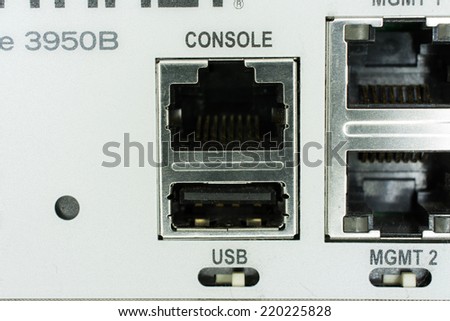 USB ports and RJ45