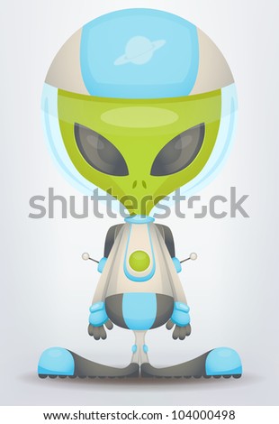 Cartoon Alien Character