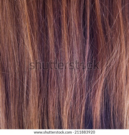 Background texture of hair
