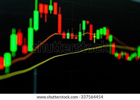 Background stock chart