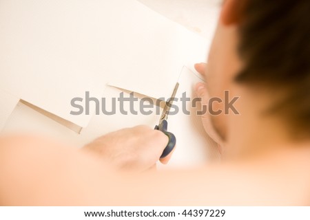 Cutting Wallpaper