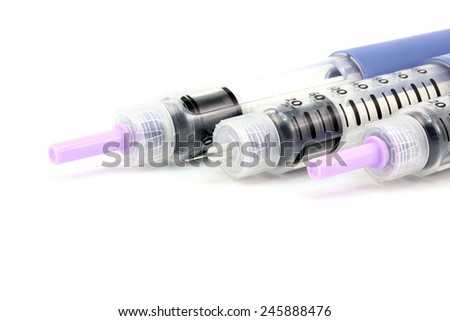 Needle insulin pens and two closed pen