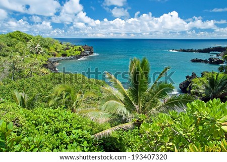Hawaii paradise on Maui island