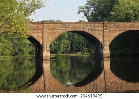 Old Bridge over Water
