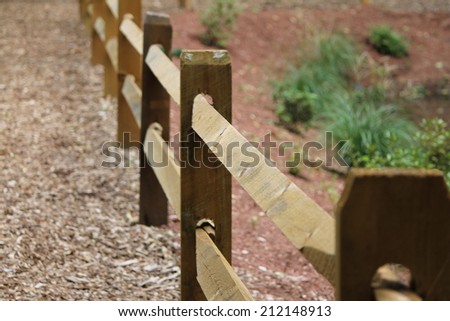 Wooden Fence Close-up