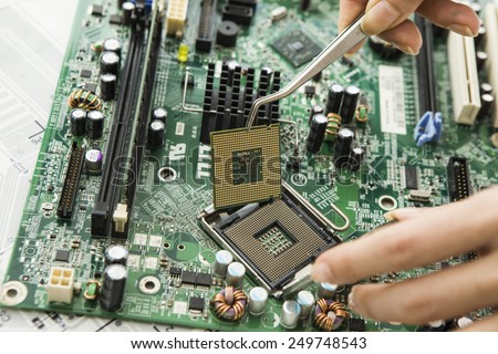 Developers who are repairing the PC parts