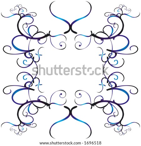 Ornate Decorative Borders Stock Vector Illustration 1696518 : Shutterstock