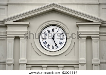 roman numerals clock building exterior shutterstock search