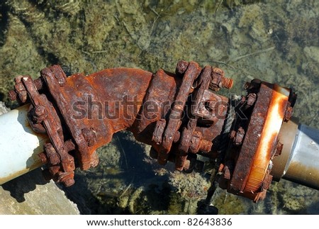 Heavily Rusted Iron Water Valve