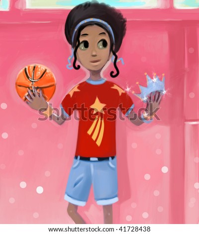 Find Girls on Girls Play Basketball  Search The Word Nikos For More  Stock Photo