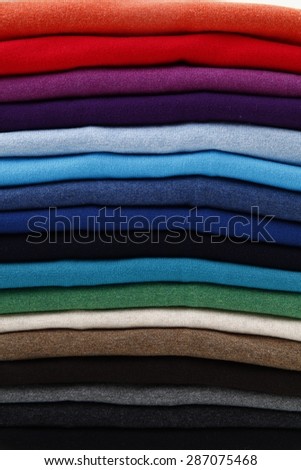 Stack, Color stack,  stack of colorful clothe