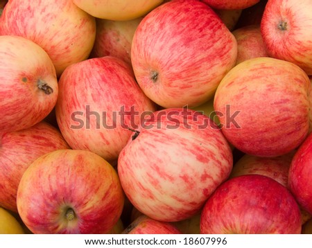 Fruit apples red an abstract background