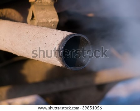 Smoke  exhaust   pipe   car