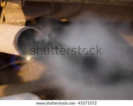 Exhaust Smoke on Stock Photo Smoke Exhaust Pipe Car 41071072 Jpg