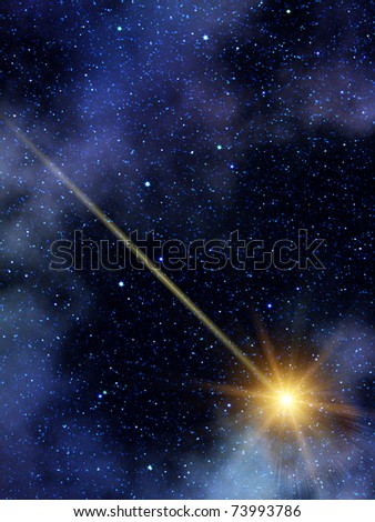 constellations in sky. stock photo : Sky night stars