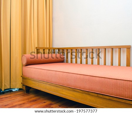 Extra beds and wooden mattress supports