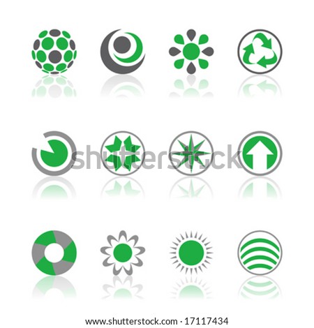 company logos images. of company logos in green