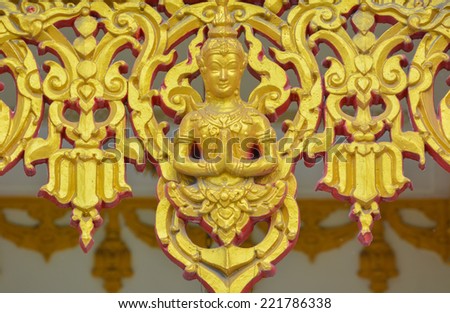 Thai art of religion at temple