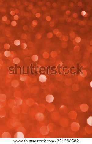Abstract Orange Glitter Background