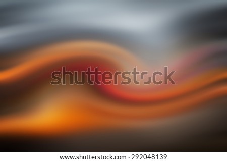 Orange wave abstract background