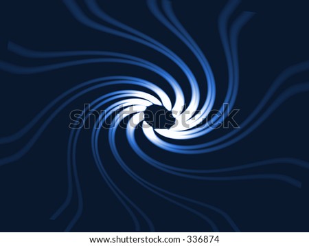 A blue swirling pattern.
