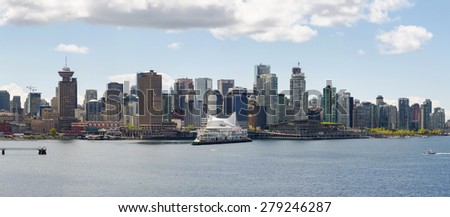 Vancouver, Canada - April 25: City Vancouver on April 25, 2015  in Vancouver, Canada.