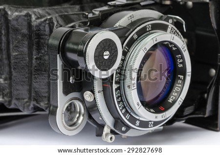 Lens of the old camera